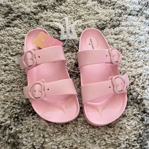 Stoney Clover Lane x Target light pink sandals 7